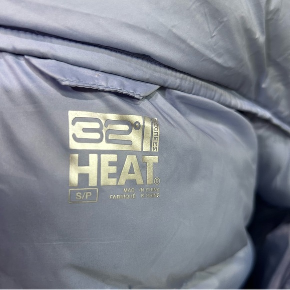 32 Degrees Heat Womens Lightweight Blue Maxi Poly-fill coat Puffer Jacket Size S - Picture 11 of 16